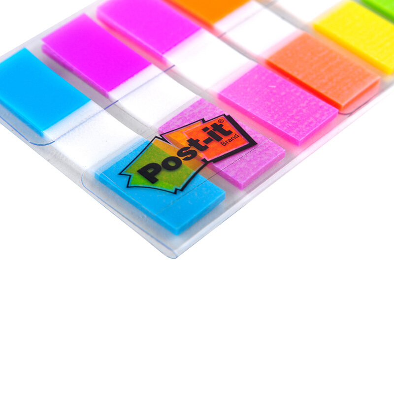 3M（Post-it） 683-9CF 透明抽取式指示标签 12*44mm 10张*9色/包_http://www.szkoa.com/img/images/C201902/1551167452746.jpg