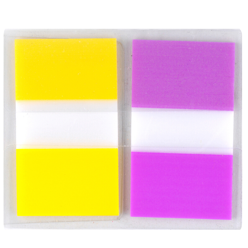 3M（Post-it） 680-2PK-3 透明指示标签/报事贴 黄紫 20张*2色/包_http://www.szkoa.com/img/images/C201902/1551172579035.jpg