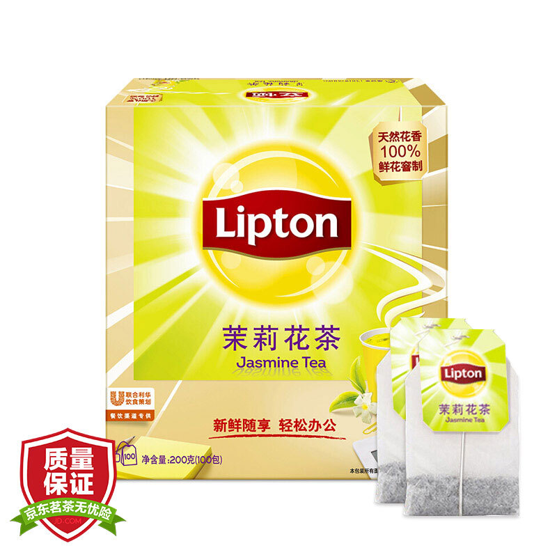立顿（Lipton） 茶叶 100包200g 袋泡茶茶包(茉莉花茶)_http://www.szkoa.com/img/images/C201902/1551337927691.jpg
