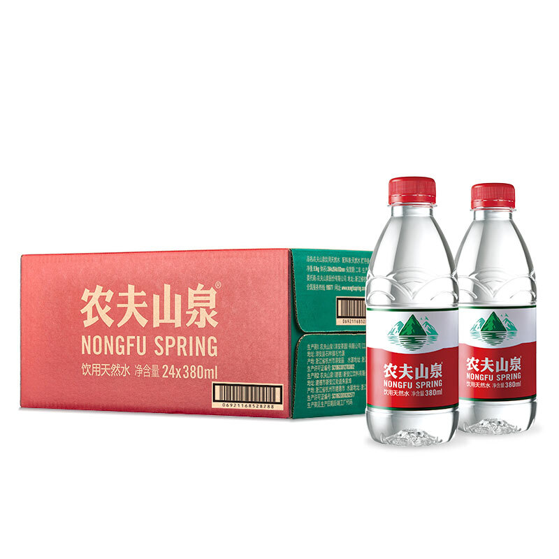 农夫山泉（NONGFU SPRING） 380ml  饮用天然水 1*24瓶 整箱_http://www.szkoa.com/img/images/C201903/1552381569684.jpg