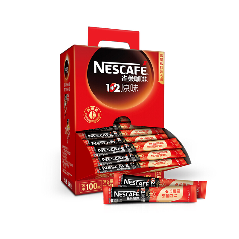 雀巢（Nestle） 咖啡1+2原味速溶咖啡饮品100条1500g_http://www.szkoa.com/img/images/C201903/1552456060774.jpg