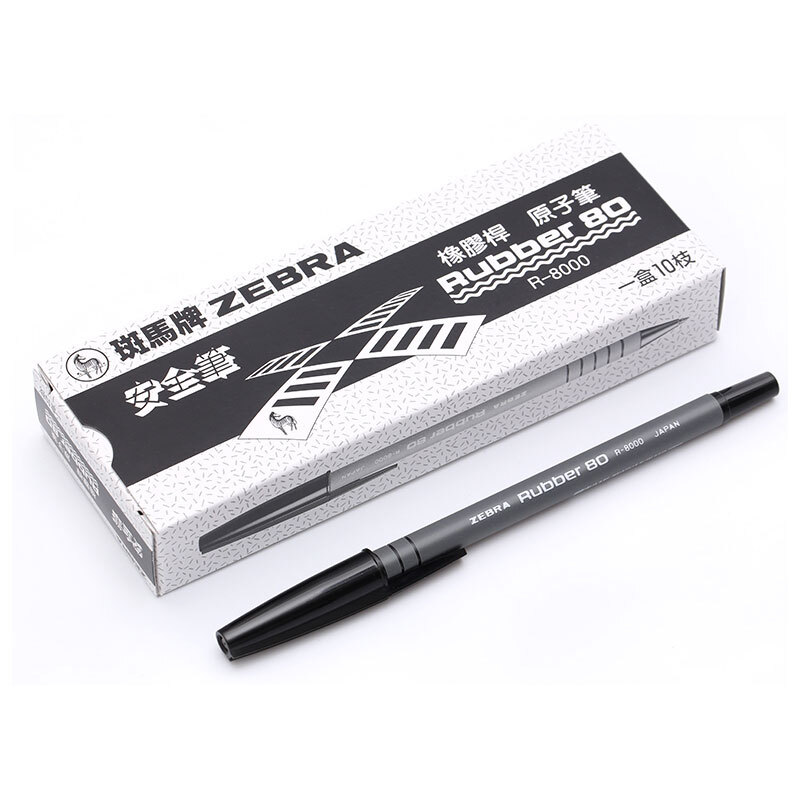 斑马牌（ZEBRA）R-8000橡胶杆圆珠笔0.7mm(黑色)_http://www.szkoa.com/img/images/C201907/1563332446939.jpg