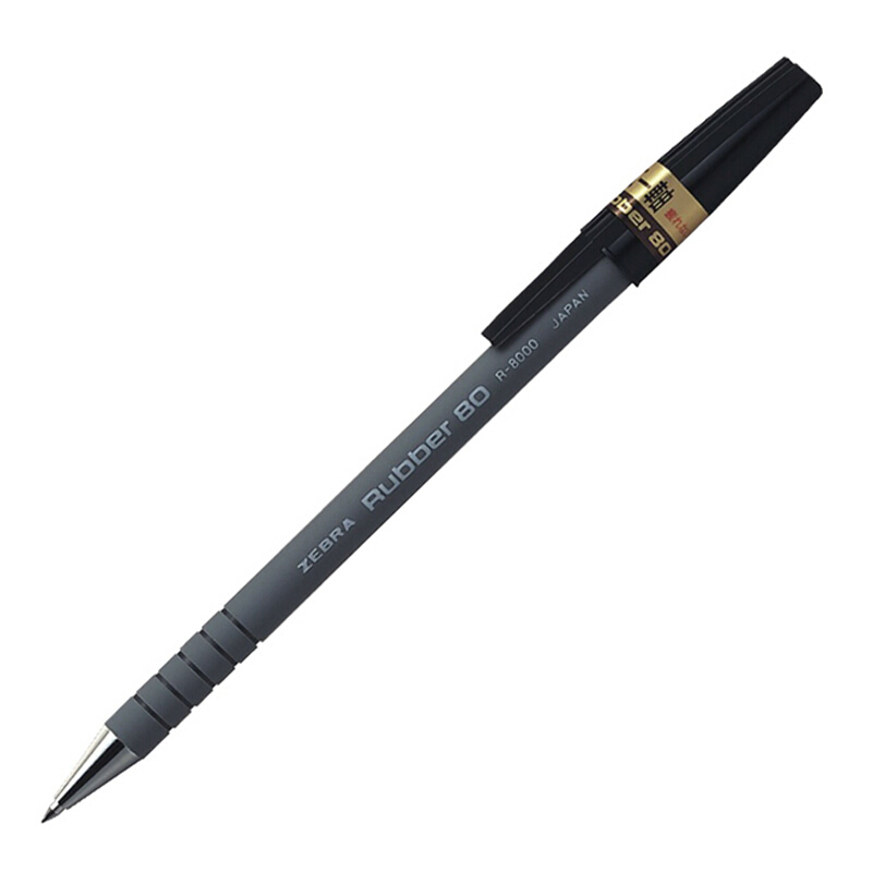 斑马牌（ZEBRA）R-8000橡胶杆圆珠笔0.7mm(黑色)_http://www.szkoa.com/img/images/C201907/1563332446984.jpg