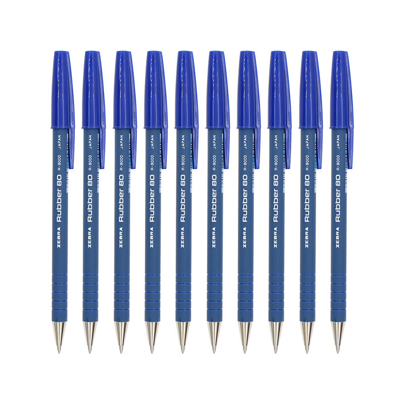 斑马牌（ZEBRA）R-8000橡胶杆圆珠笔0.7mm(蓝色)_http://www.szkoa.com/img/images/C201907/1563332476009.jpg
