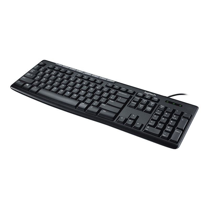 罗技（Logitech）K200 键盘 有线键盘 办公键盘 全尺寸 黑色_http://www.szkoa.com/img/images/C201910/1572506200251.jpg