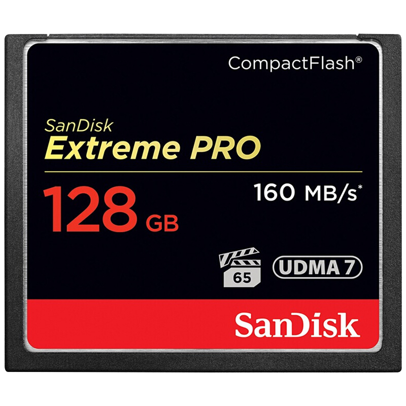 闪迪（SanDisk） 160MB/s 高速cf卡 存储卡1067X /128GB