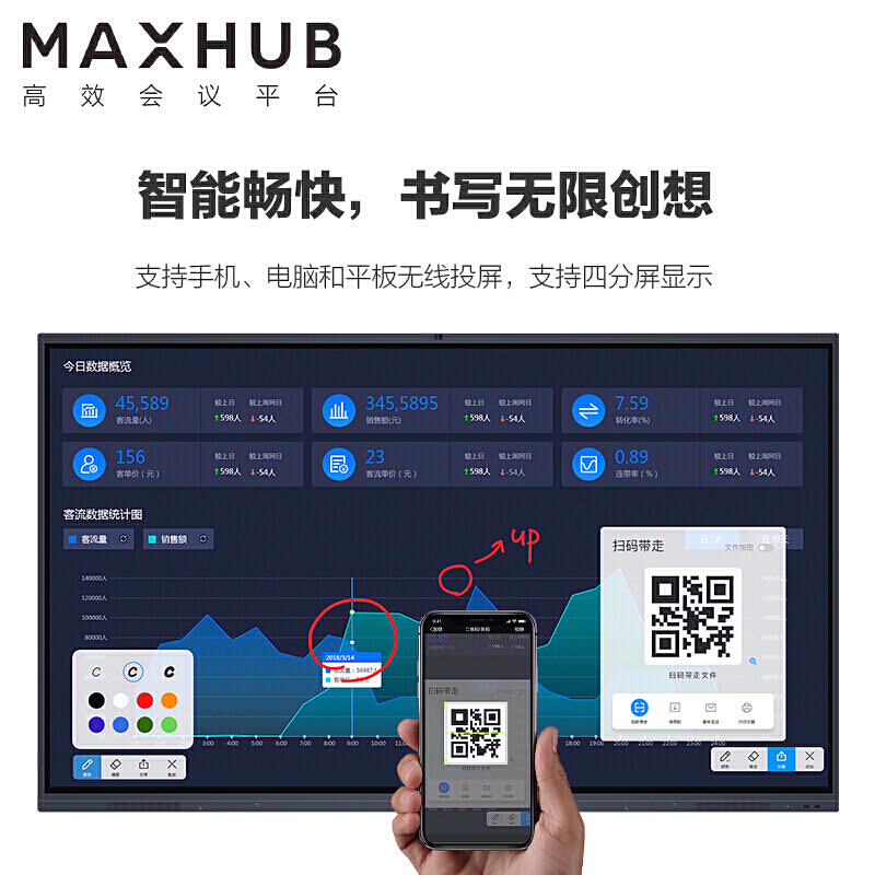 MAXHUB X3 S系列 86英寸会议平板 教学会议平板一体机SC86CD_http://www.szkoa.com/img/images/C201911/1574737582976.jpg