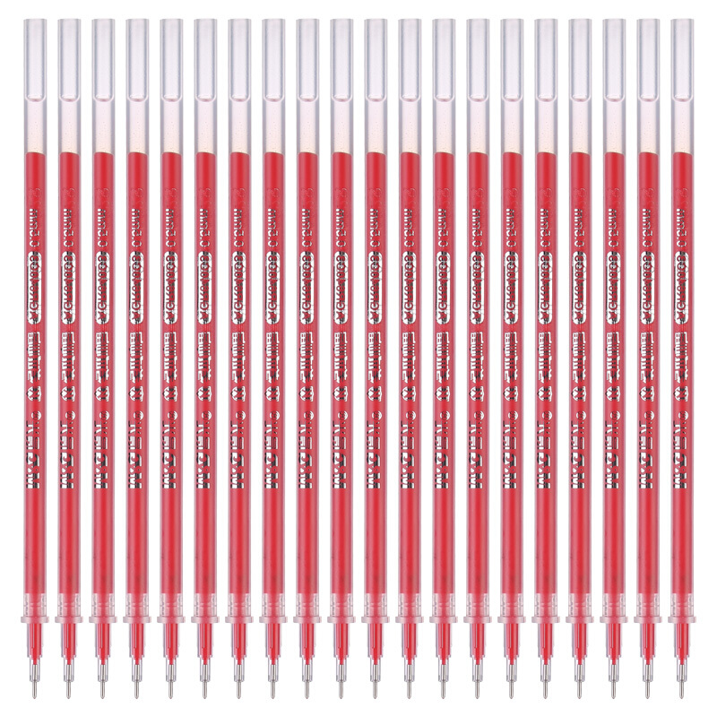 晨光（M&G）0.5mm全针管签字笔替芯AGR640C3/20支装(红色)_http://www.szkoa.com/img/images/C202007/1594780233881.jpg