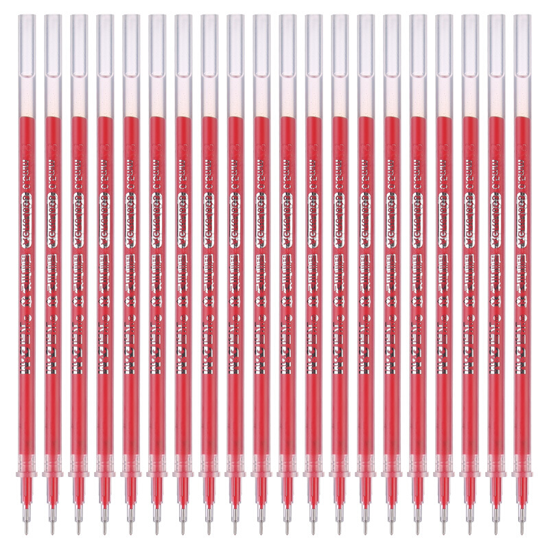 晨光（M&G）0.5mm全针管签字笔替芯AGR640C3/20支装(红色)_http://www.szkoa.com/img/images/C202007/1594780233881.jpg