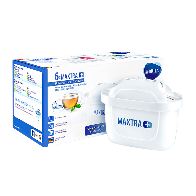 碧然德（BRITA）滤水壶滤芯 Maxtra+多效滤芯6个装
