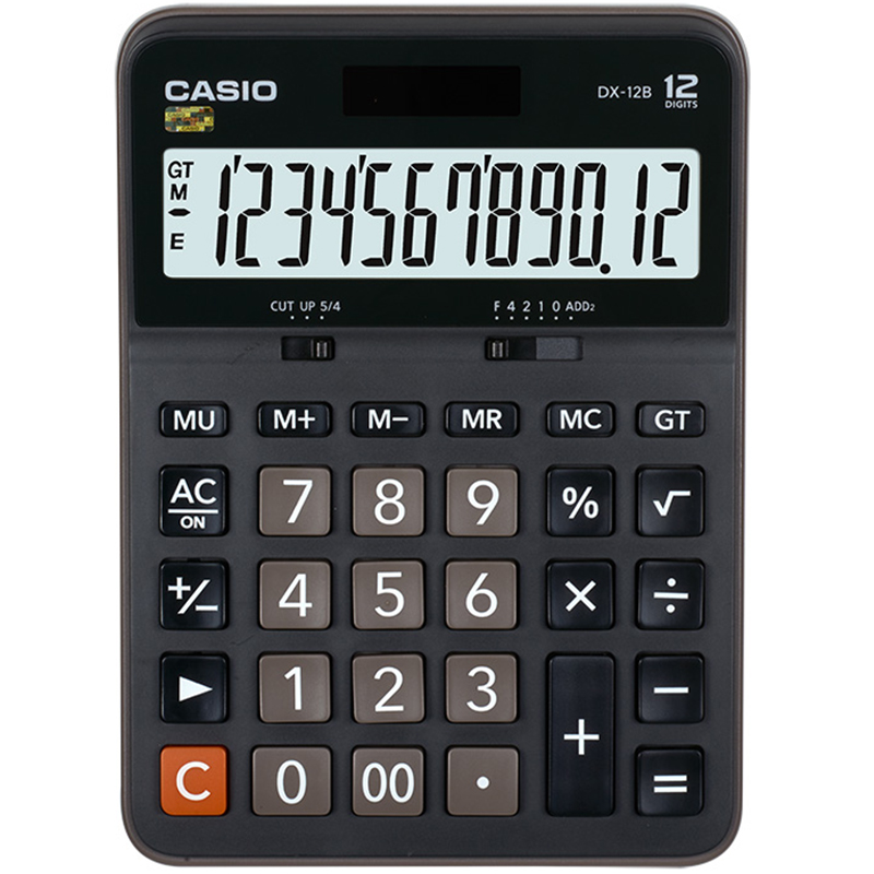 卡西欧（CASIO） DX-12B 商务计算器 大型机 黑色 DX-12S升级款_http://www.szkoa.com/img/images/C202009/1600671375095.jpg