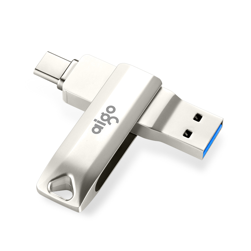 爱国者（aigo）64GB Type-C USB3.1 手机U盘 U351高速读写款 银色 双接口手机电脑用_http://www.szkoa.com/img/images/C202010/1604045653223.jpg