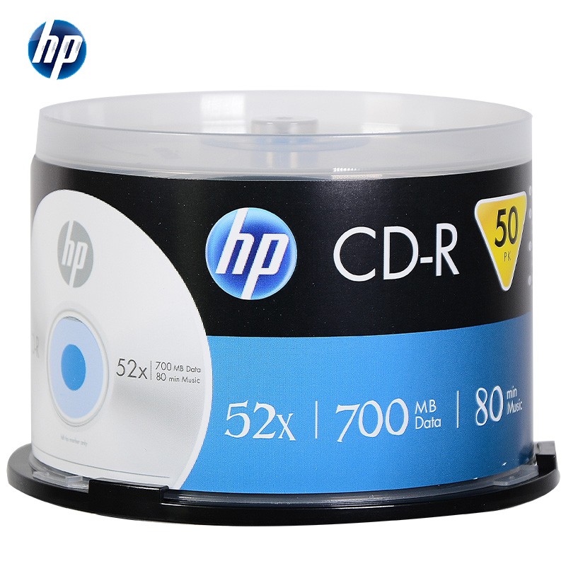 惠普（HP） CD-R 光盘 52速700MB 桶装50片_http://www.szkoa.com/img/images/C202201/1641952978048.jpg