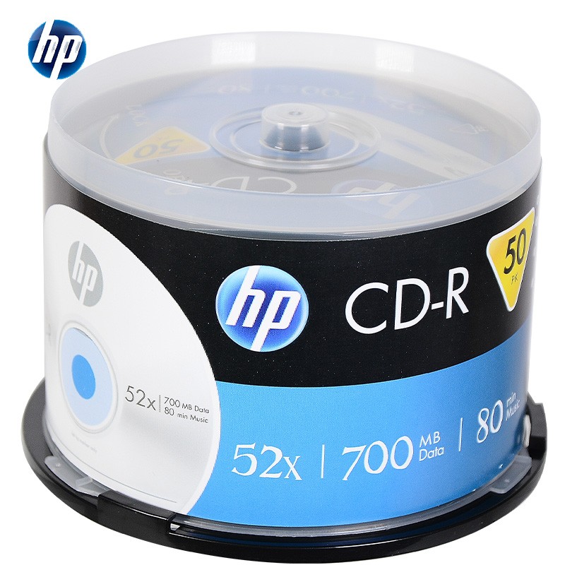 惠普（HP） CD-R 光盘 52速700MB 桶装50片_http://www.szkoa.com/img/images/C202201/1641952978334.jpg