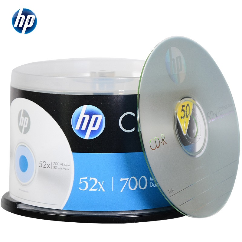 惠普（HP） CD-R 光盘 52速700MB 桶装50片_http://www.szkoa.com/img/images/C202201/1641952978707.jpg