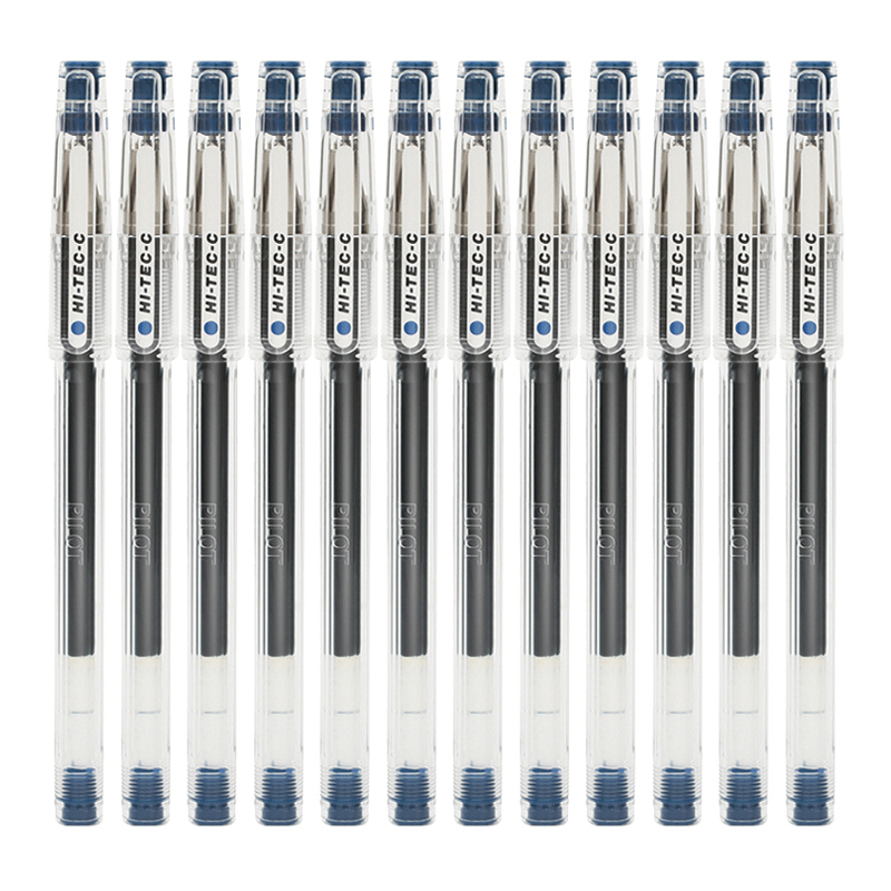百乐（PILOT）BLLH-20C3-L 超细钢珠中性笔啫喱笔 签字笔（蓝色0.3mm）