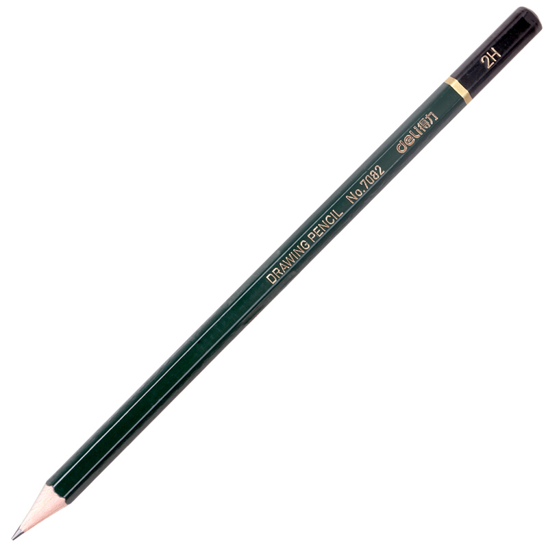 得力（deli） 7082 石墨铅芯素描绘图铅笔 学生铅笔2H/12支装_http://www.szkoa.com/img/sp/102/1da5ef76-68ae-458a-95bb-3fdfda312c9b.jpg