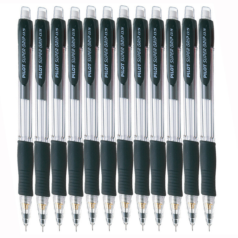 百乐（PILOT） H-185-SL 自动铅笔 透明笔杆0.5mm（黑色）