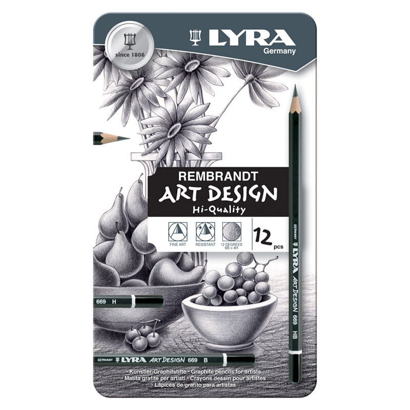 艺雅（LYRA） L1111120 艺术家级素描铅笔/12支_http://www.szkoa.com/img/sp/102/3d49a4aa-d74d-46e7-868b-7b217be5b3d3.jpg