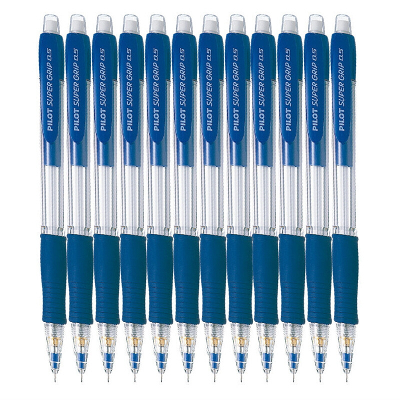 百乐（PILOT） H-185-SL 自动铅笔 透明笔杆0.5mm（天蓝色） 