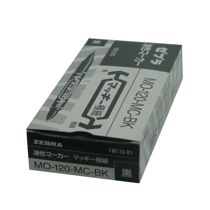斑马（ZEBRA） MO-120-MC-BK 小双头记号笔 单支装（黑色）_http://www.szkoa.com/img/sp/104/abef02b4-80a9-4091-81a8-6034688b39be.jpg