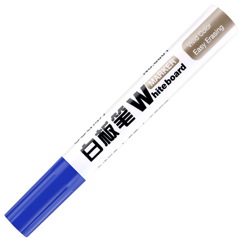 得力（deli） 6801 简易实用白板笔 10支装（蓝色）