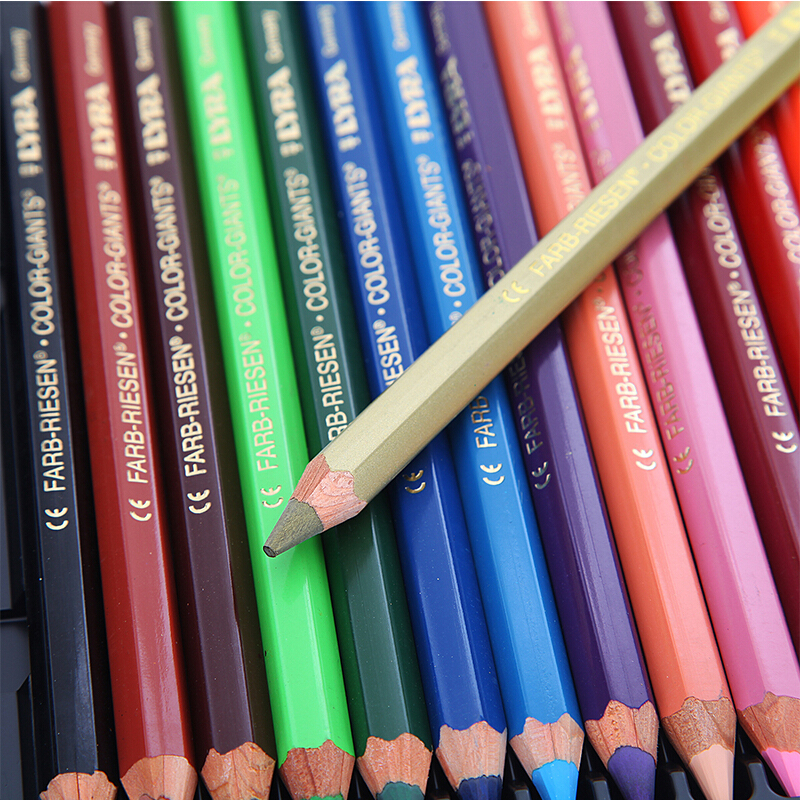 艺雅（LYRA） L3941181 儿童学生绘画涂色 大粗杆彩色铅笔 18色_http://www.szkoa.com/img/sp/110/4156b0e1-2d6e-41f4-a50c-f389c591dfb8.jpg