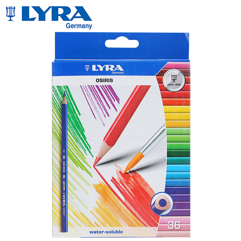 艺雅（LYRA） L2531360 水溶性彩色铅笔 秘密花园填色笔 36色