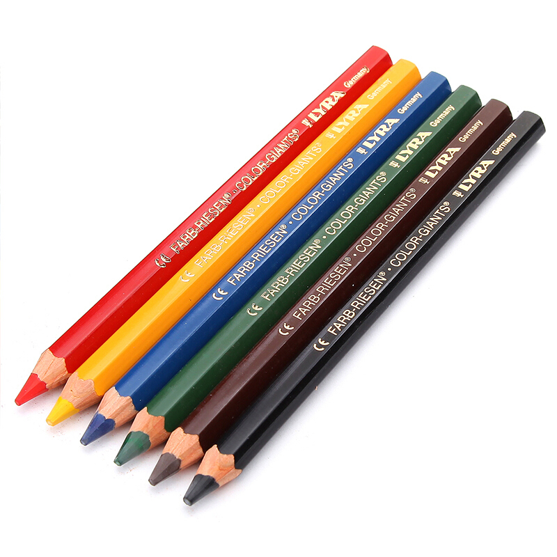 艺雅（LYRA） L3941060 儿童学生绘画涂色 大粗杆彩色铅笔 6色_http://www.szkoa.com/img/sp/110/f058514a-d562-4071-9fa8-74643b0cc2d5.jpg