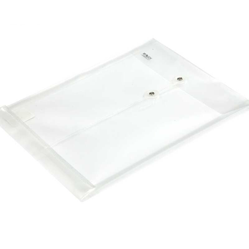 晨光（M&G） ADM94518 竖式线扣 塑料档案袋 文件袋 透明白 12个/包