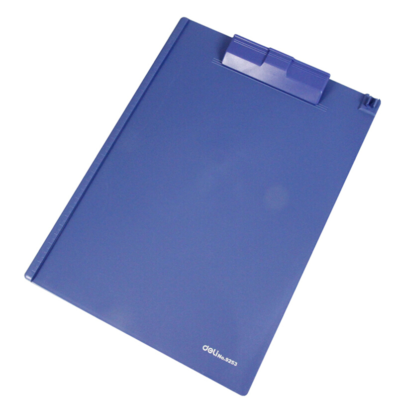 得力（deli） 9253 塑料书写板夹适用于A4纸 颜色随机