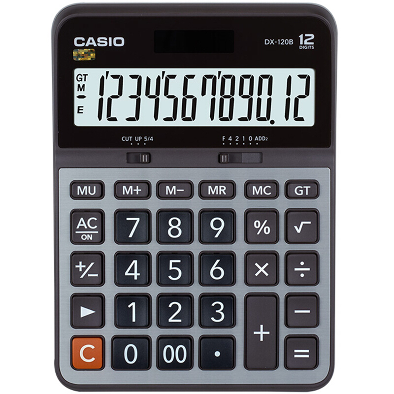 卡西欧（CASIO） DX-120B 商务计算器 大型机 灰色 DX-120S升级款_http://www.szkoa.com/img/sp/139/1174d902-a86e-48df-afa2-3e4672abff47.jpg