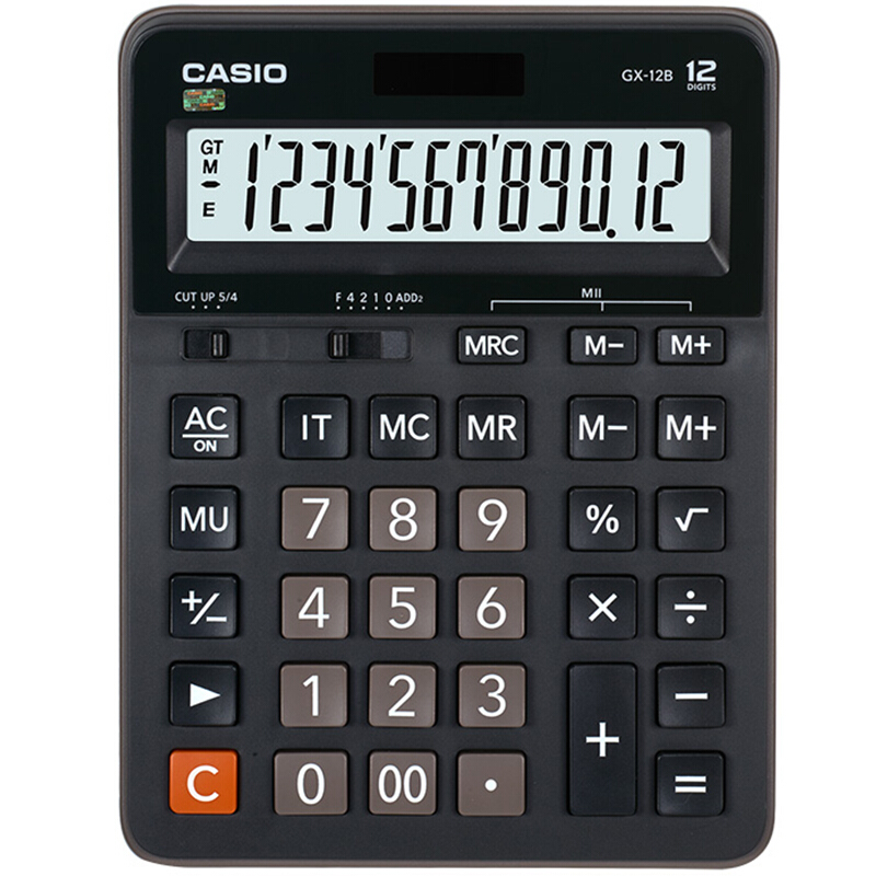 卡西欧（CASIO） GX-12B 商务计算器 超大型机 黑色 GX-12BS升级款_http://www.szkoa.com/img/sp/139/419923f9-63b9-419a-90ae-52258a03a2b5.jpg