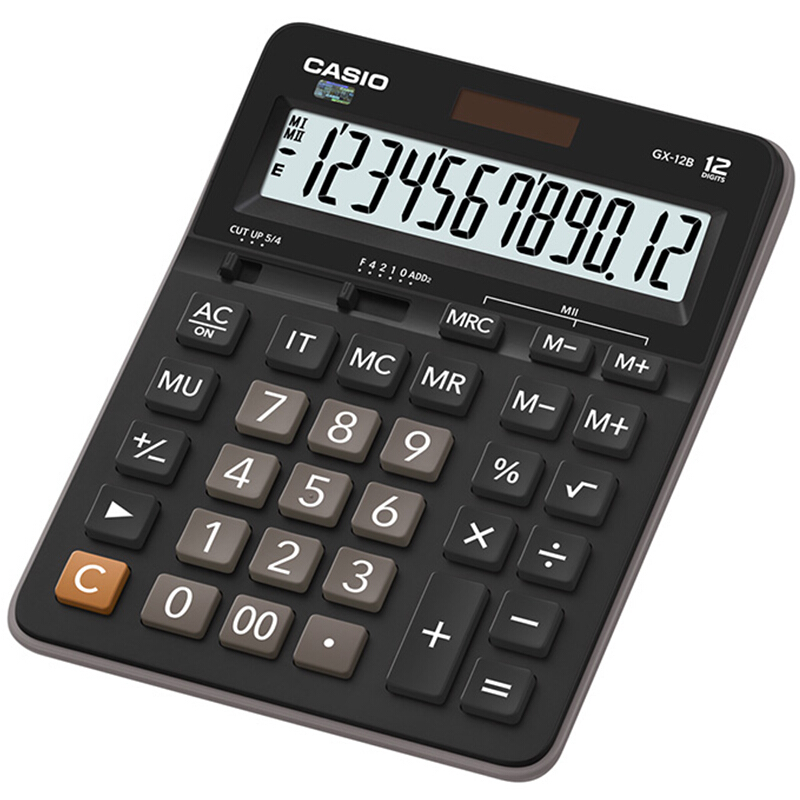 卡西欧（CASIO） GX-12B 商务计算器 超大型机 黑色 GX-12BS升级款_http://www.szkoa.com/img/sp/139/749ba5e3-c7dc-476b-867e-645f45aab349.jpg