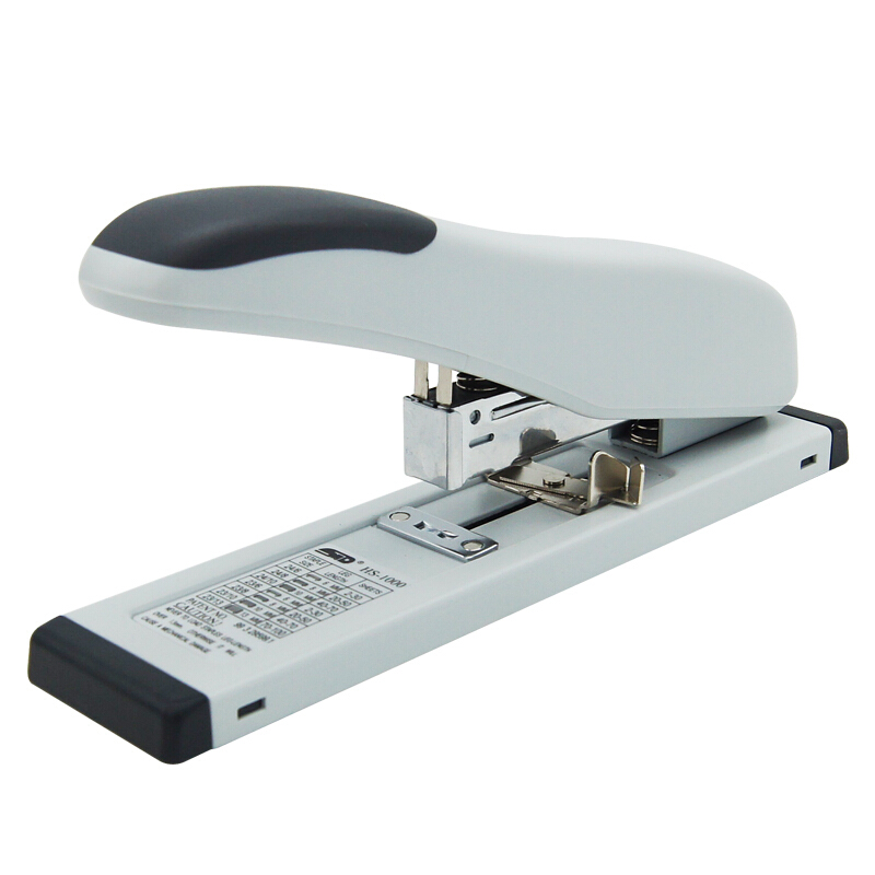 旗文（STD） HS-1000 按键式订书机 加厚重型订书器 可订100页