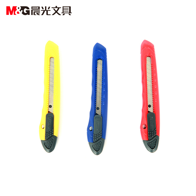 晨光（M&G） ASS91322 锁美工刀裁纸刀 颜色随机