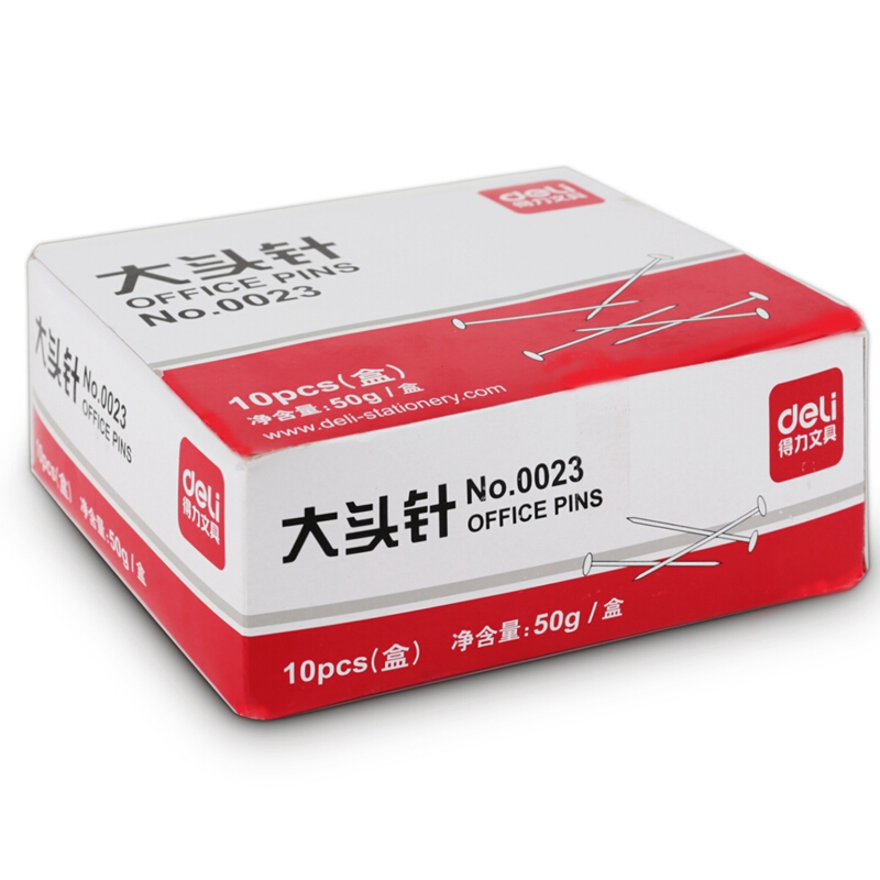 得力（deli） 0023 PP盒装大头针 单盒 50g盒 （单盒装）_http://www.szkoa.com/img/sp/160/c52c6dc1-a8e9-412e-ad4d-51670b21def3.jpg