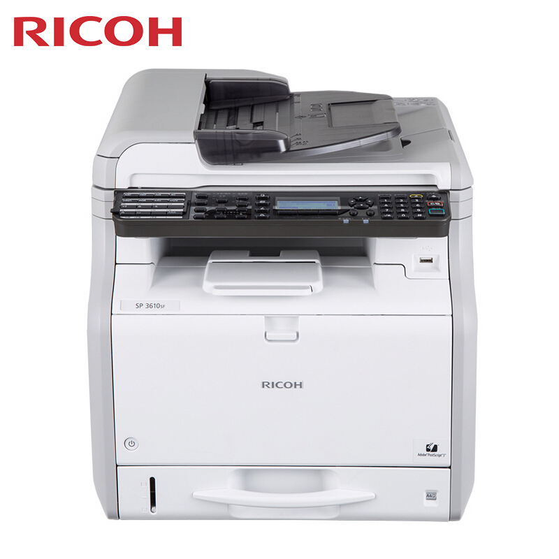 理光（Ricoh） SP3610SF 黑白激光一体机 A4幅面（打印/复印/传真/扫描）_http://www.szkoa.com/img/sp/1717/fea32814-f457-42bb-a7bd-b328628b320c.jpg