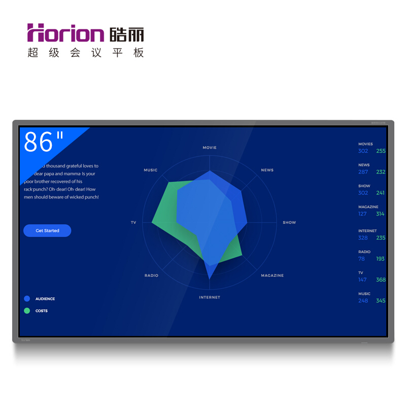 皓丽（Horion） 86M2 商显触控一体机 智能会议平板 液晶交互式电子白板 (86英寸/4K超高清) _http://www.szkoa.com/img/sp/1724/c2f2a2d2-a078-405f-939e-2655277f6f81.jpg