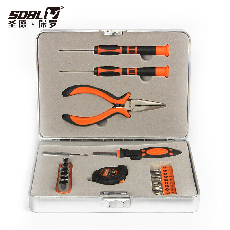 圣德保罗（SDBL） SD-022 23件套迷你手动工具组合 家用工具套装 工具包