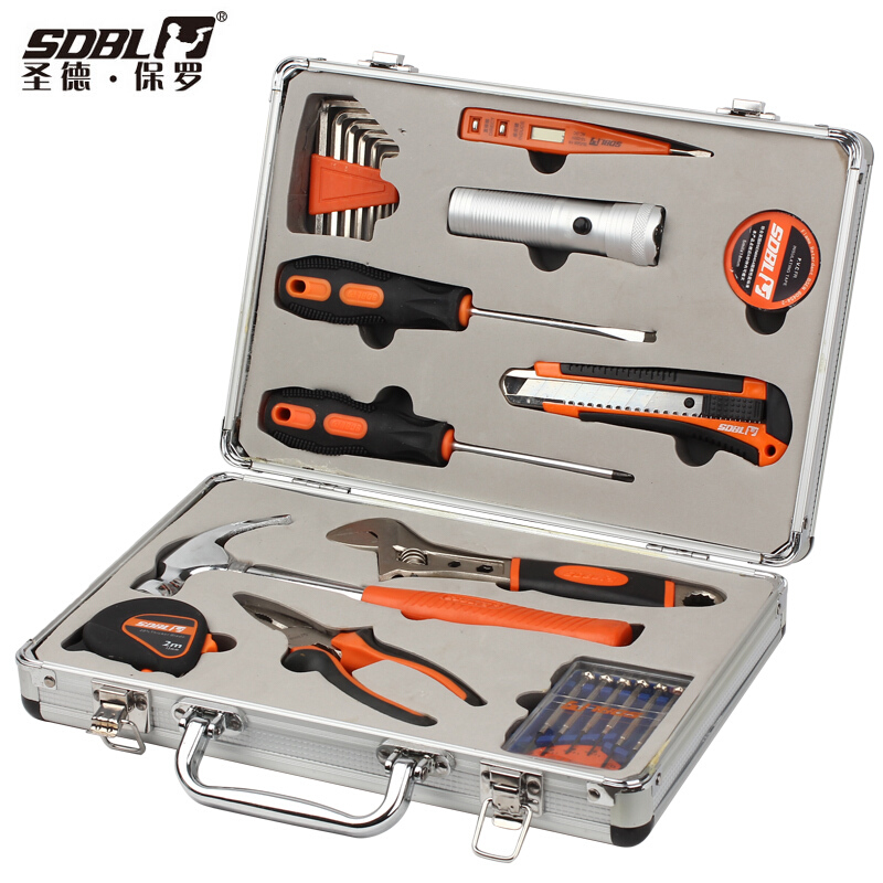 圣德保罗（SDBL） BL-016 28件套豪华型工具组合维修工具套装家用车用工具箱