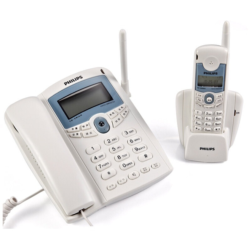 飞利浦（PHILIPS） TD-6816 无绳电话子母机 家用/商务办公电话机/一拖一套装 （白色）_http://www.szkoa.com/img/sp/2147/c5b67a15-1464-4442-8a7c-27b1d221ab72.jpg