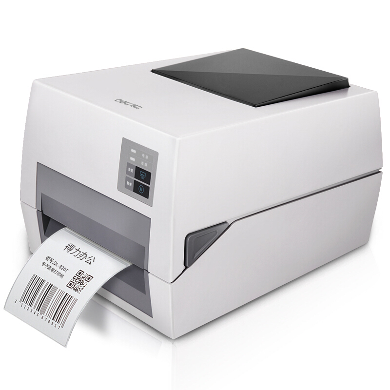 得力（deli） DL-820T 热转印标签打印机 热敏小票条码不干胶电子面单打印机