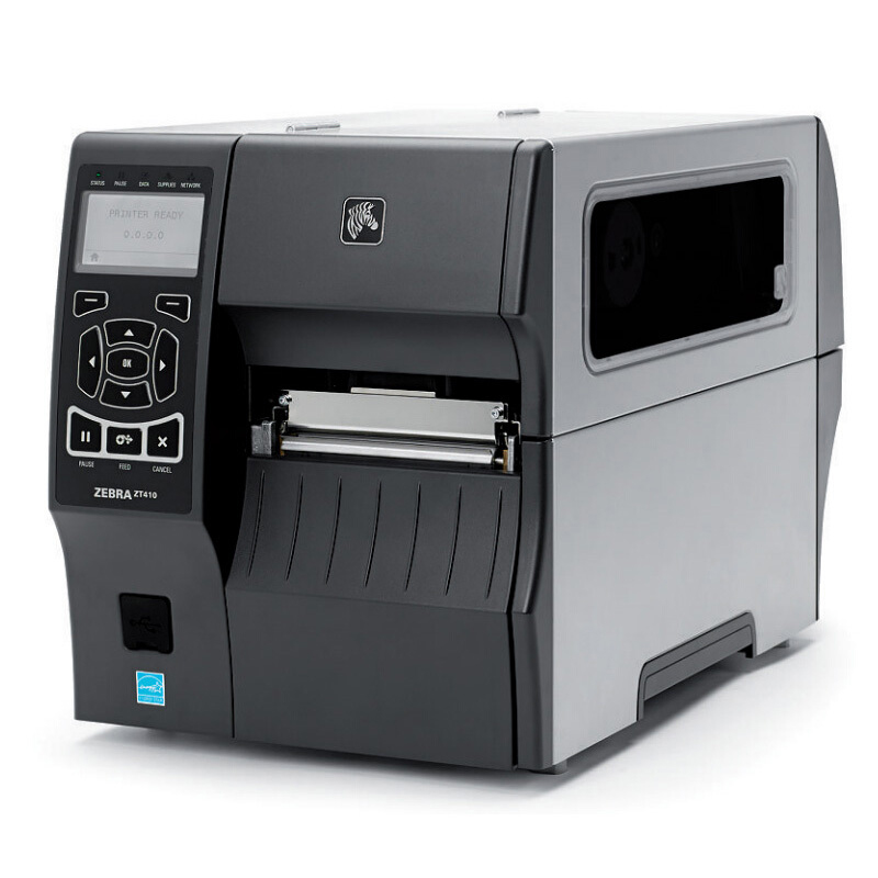 斑马（ZEBRA） ZT410 工业级条码打印机 二维码不干胶标签打印机 (203dpi) 