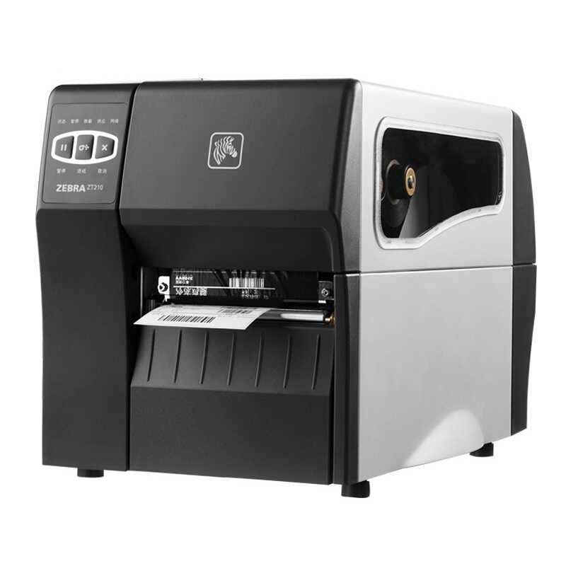 斑马（ZEBRA） ZT210 工业型条码打印机 不干胶标签打印机 (300dpi) 