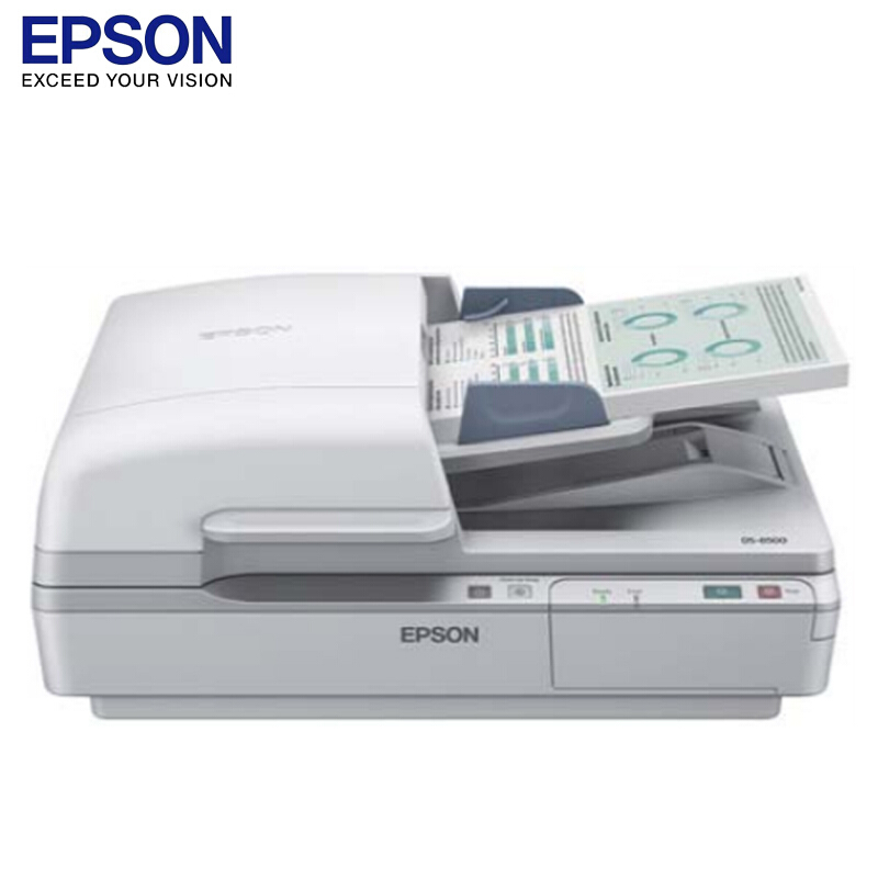 爱普生（EPSON） DS-6500 平板+馈纸式A4文档高速扫描仪