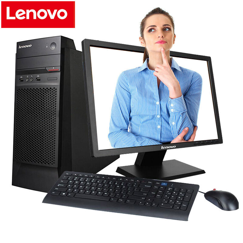 联想（Lenovo） M4600 办公台式电脑整机（CORE i3-6100）4G内存 500G硬盘/22英寸