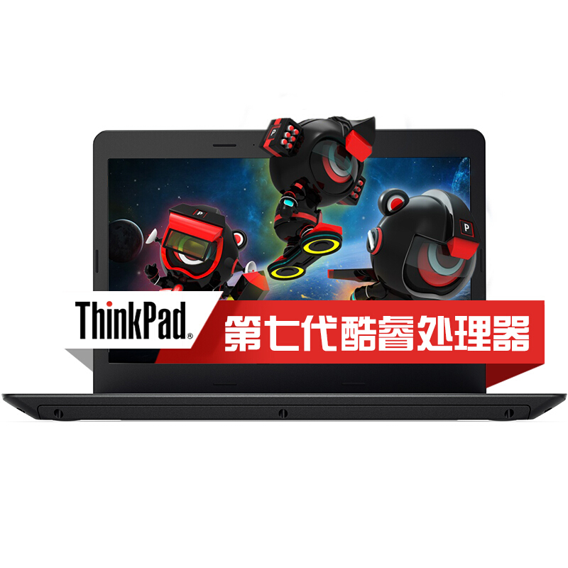 联想（ThinkPad） E470 （20H1A01DCD）14英寸笔记本电脑（i3-7100U/4G/500G/集显）