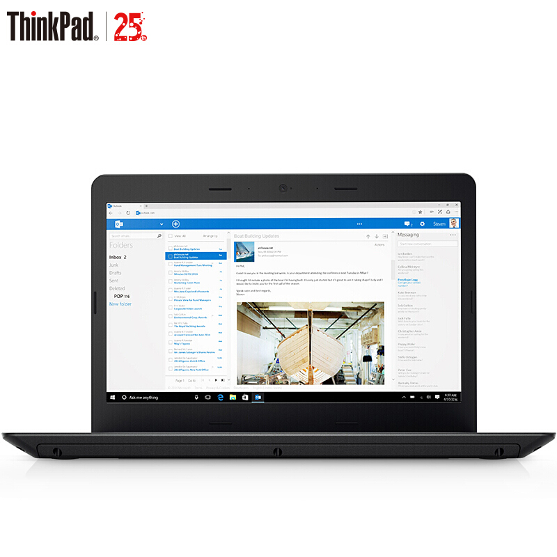 联想（ThinkPad） E470 （20H1001TCD）14英寸笔记本电脑（i5-7200U/8G/256G SSD/2G独显）