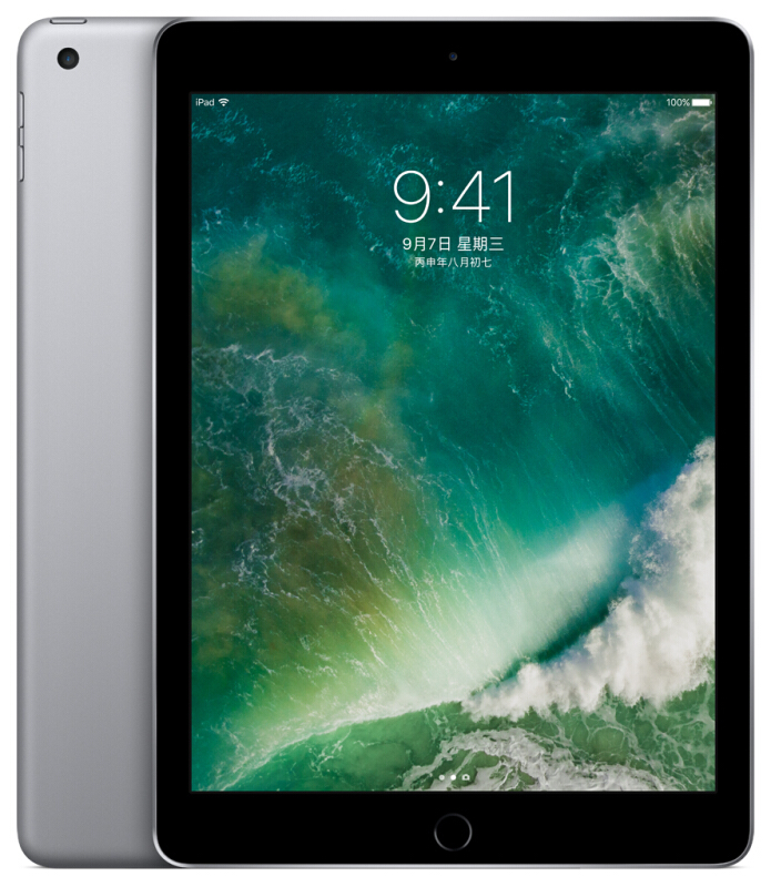 苹果 Apple iPad 平板电脑 （32G WLAN版/A9 芯片/Retina显示屏/Touch ID技术 MP2G2CH/A） (深空灰) 